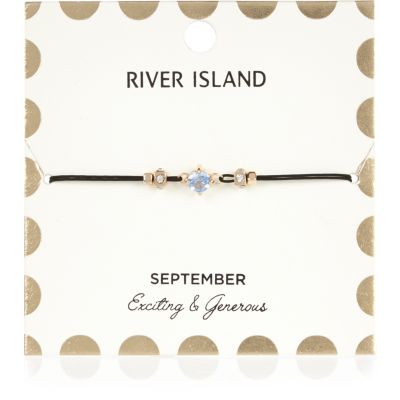 Blue September birthstone bracelet